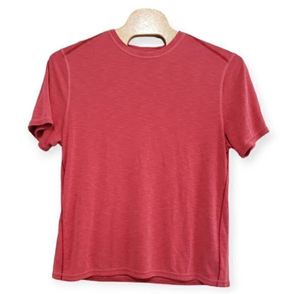 Tommy Bahama Island Zone Reversible T-Shirt No Size Tag - Read Measurements Red